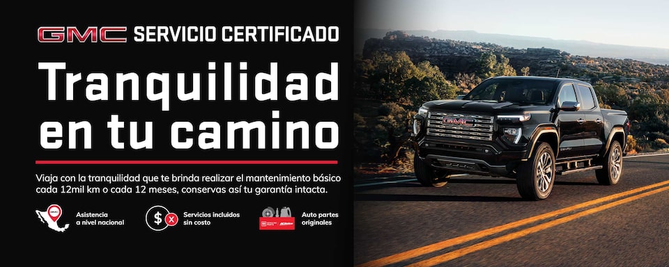 Mantén la máxima seguridad al volante realizando el mantenimiento básico a tu SUV premium GMC cada 12 mil km o cada 12 meses. ¡Mantén tu garantía intacta!