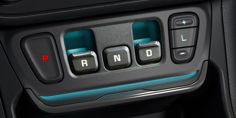 GMC Terrain 2019 camioneta familiar cuenta con prácticos botones de control de cambio (Electronic Precision Shift)
