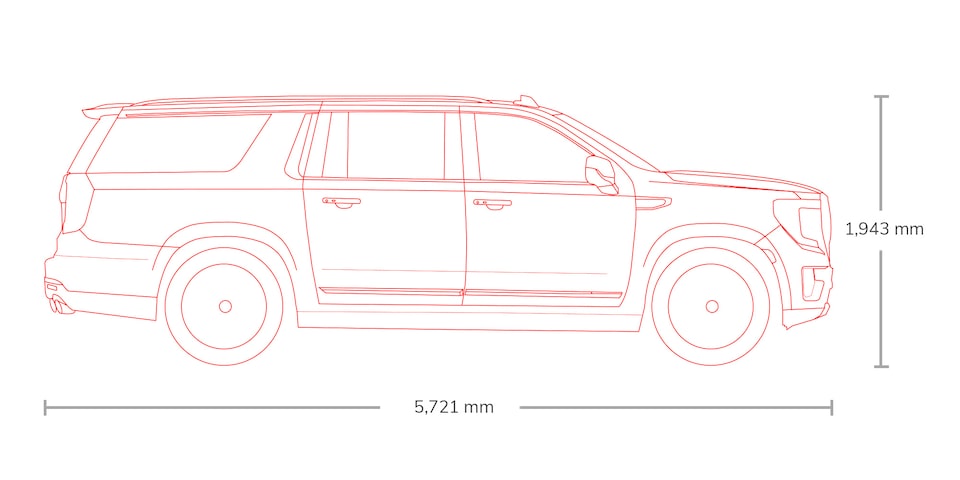 Especificaciones principales de GMC Yukon 2021. Tanque de gasolina y capacidad de arrastre