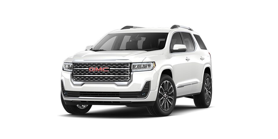 GMC Acadia 2023 en color Abalone White Tricoat