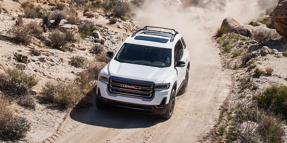 Control de descenso de pendientes en tu SUV GMC Acadia