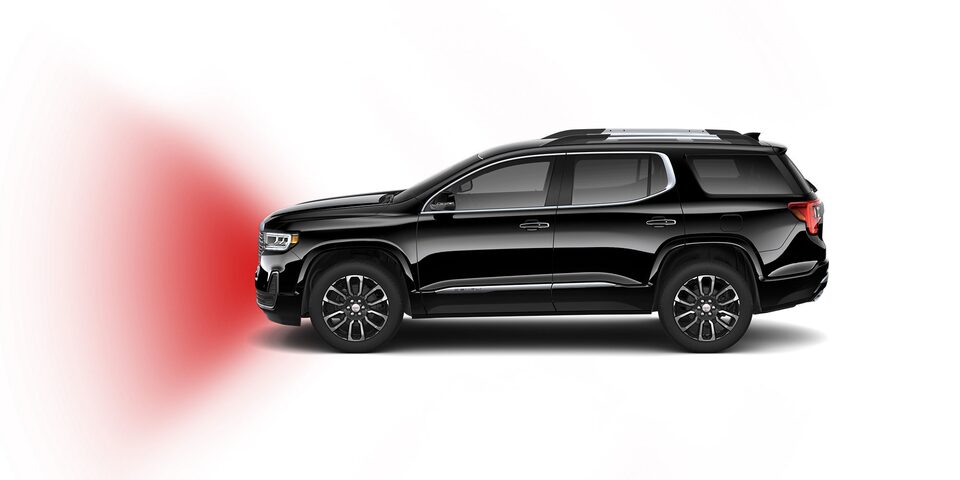 Alerta de colisión frontal en tu SUV de lujo GMC Acadia 2023