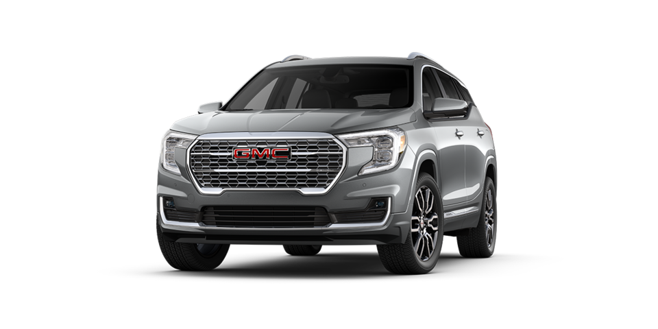 GMC Terrain 2023, camioneta SUV color Sharkskin Metallic