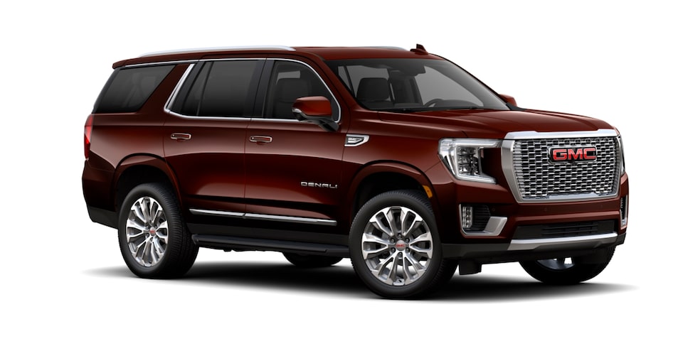 GMC Yukon 2023, camioneta lujosa en color Galáctica metallic