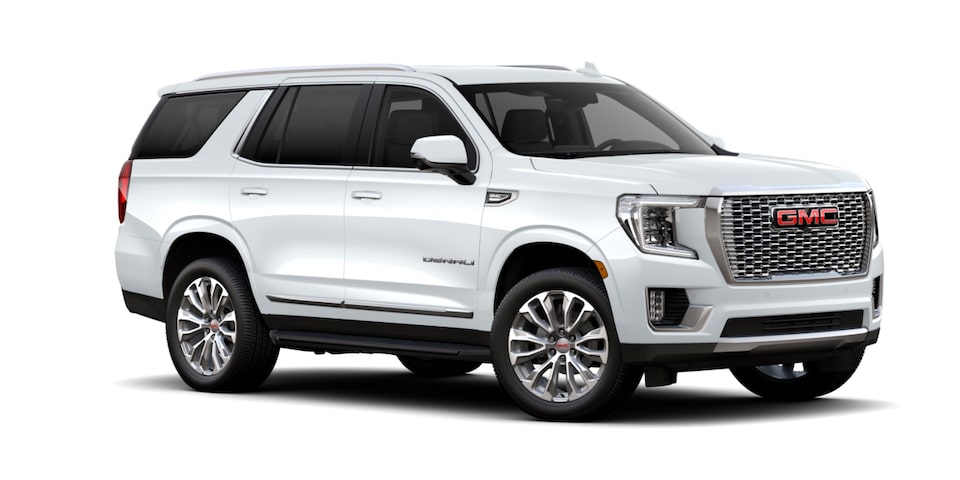 GMC Yukon 2023, camioneta lujosa en color Gaz Summit White