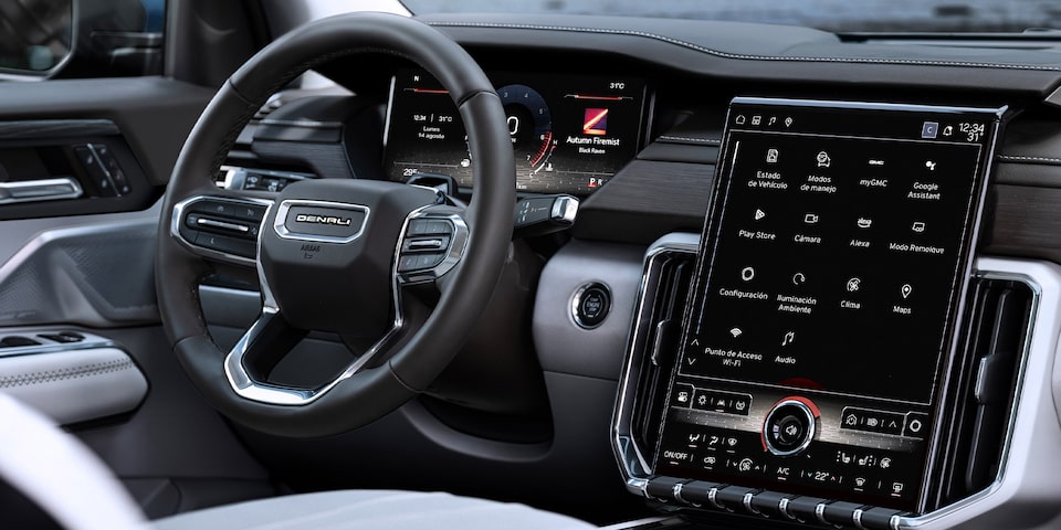  Transmisión automática de 8 velocidades en GMC Acadia 2025, SUV para 7 pasajeros