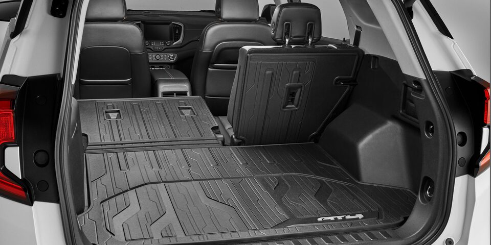 Tapete de vinil de cobertura extendida para área de carga de camioneta SUV, GMC Terrain 2024