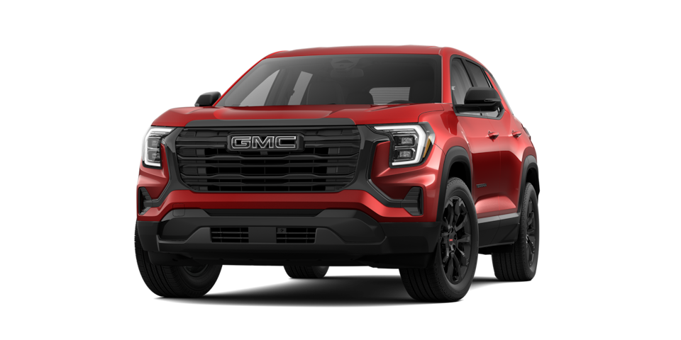 GMC Terrain Black Edition 2025 en color Radiant Red Metallic