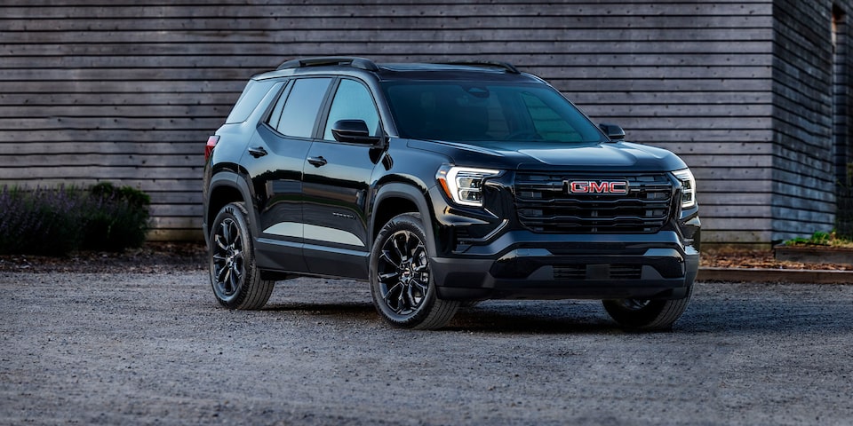 Nuevo diseño exterior de la nueva GMC Terrain Black Edition camioneta SUV