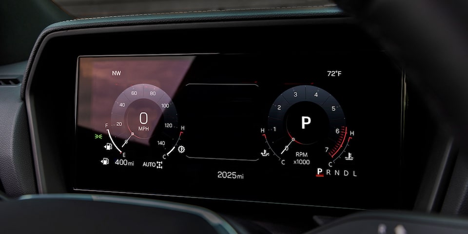 Clúster de 11 pulgadas equipado dentro de la nueva GMC Terrain Black Edition camioneta SUV