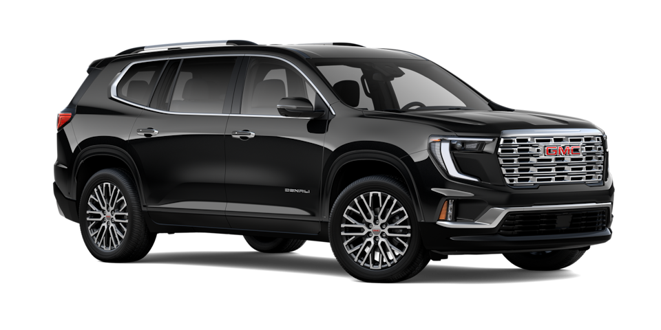 GMC Acadia 2026 en color black meet kettle metallic