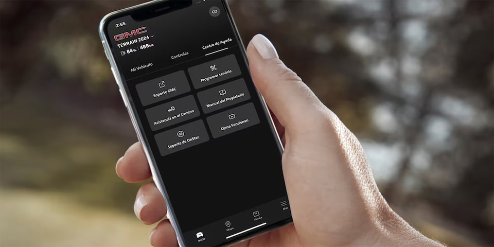 MyGMC App para controlar tu GMC Acadia 2026