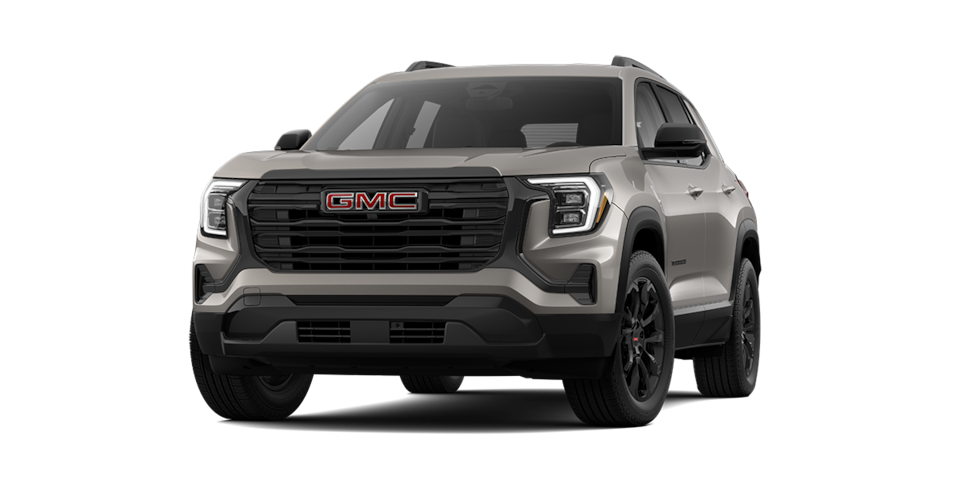 Nueva GMC Terrain 2026, camioneta SUV premium versión Black Edition color Bae-ge Metallic