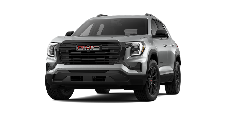 Nueva GMC Terrain 2026, camioneta SUV premium versión Black Edition color Sharkskin Metallic