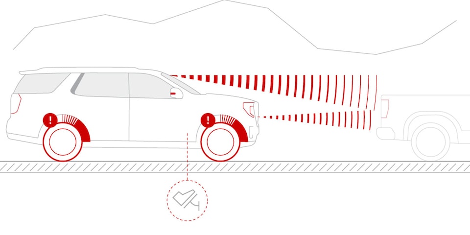 Frenado automático de emergencia en GMC Yukon 2026