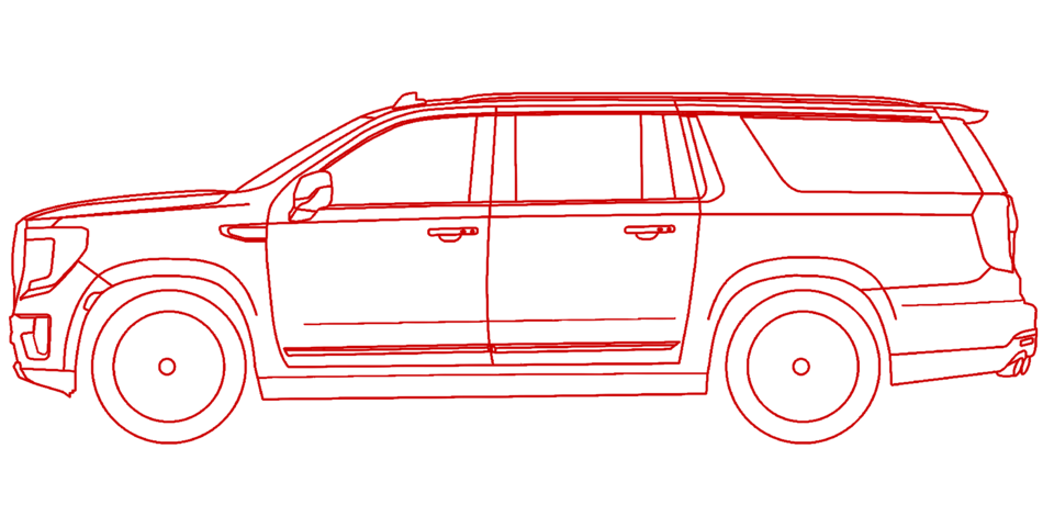 Dimensiones de GMC Yukon 2026, SUV grande premium