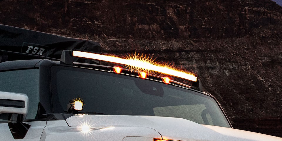 Kit de iluminación Off-Road para techo de tu GMC Hummer EV pickup