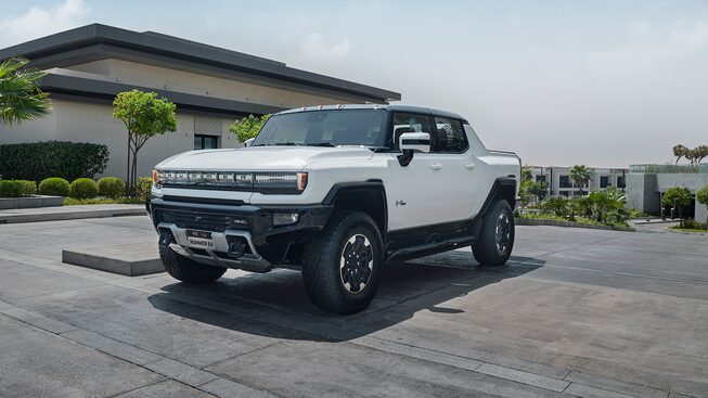 Imponente diseño exterior de la nueva GMC Hummer EV versión pickup