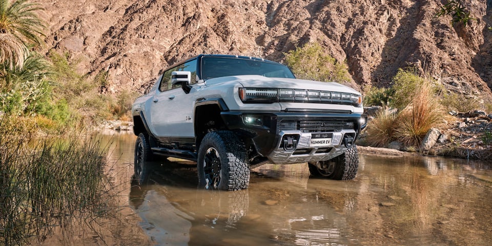 GMC Hummer EV pickup eléctrica con modo de conducción extract mode