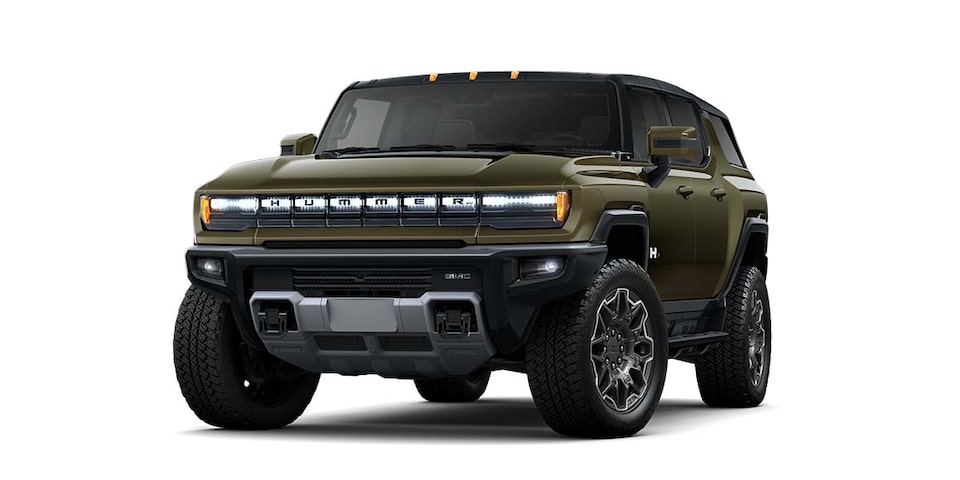Nueva GMC Hummer EV, SUV eléctrica en color Deep Aurora Metallic