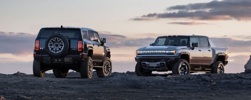 Descubre la nueva GMC Hummer EV 100% eléctrica en sus versiones pickup y SUV