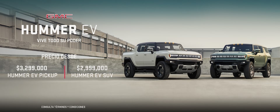 GMC Hummer EV, poder 100% eléctrico con hasta 505 km de autonomía para dominar todo tipo de terreno. 