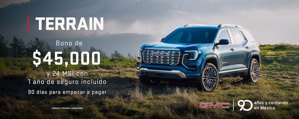 Estrena tu nueva GMC Terrain.