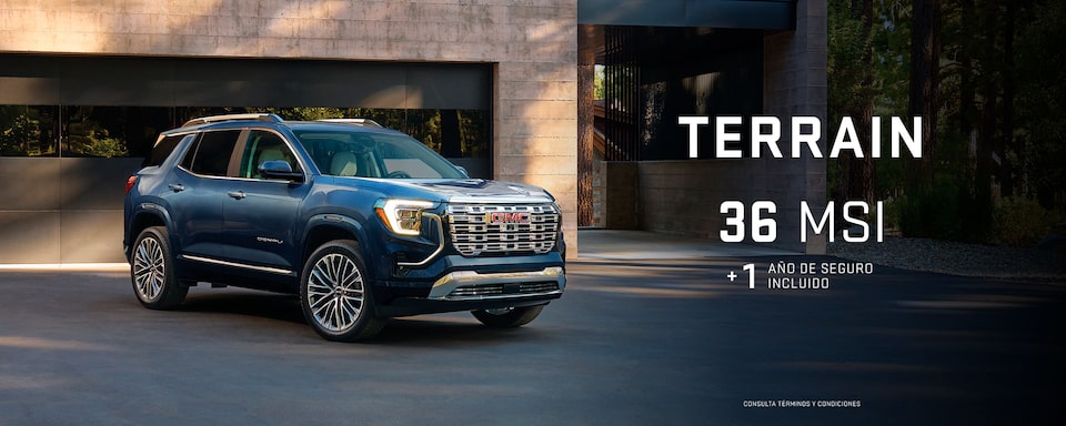 GMC Terrain 36 Meses sin intereses + 1 año de seguro incluido