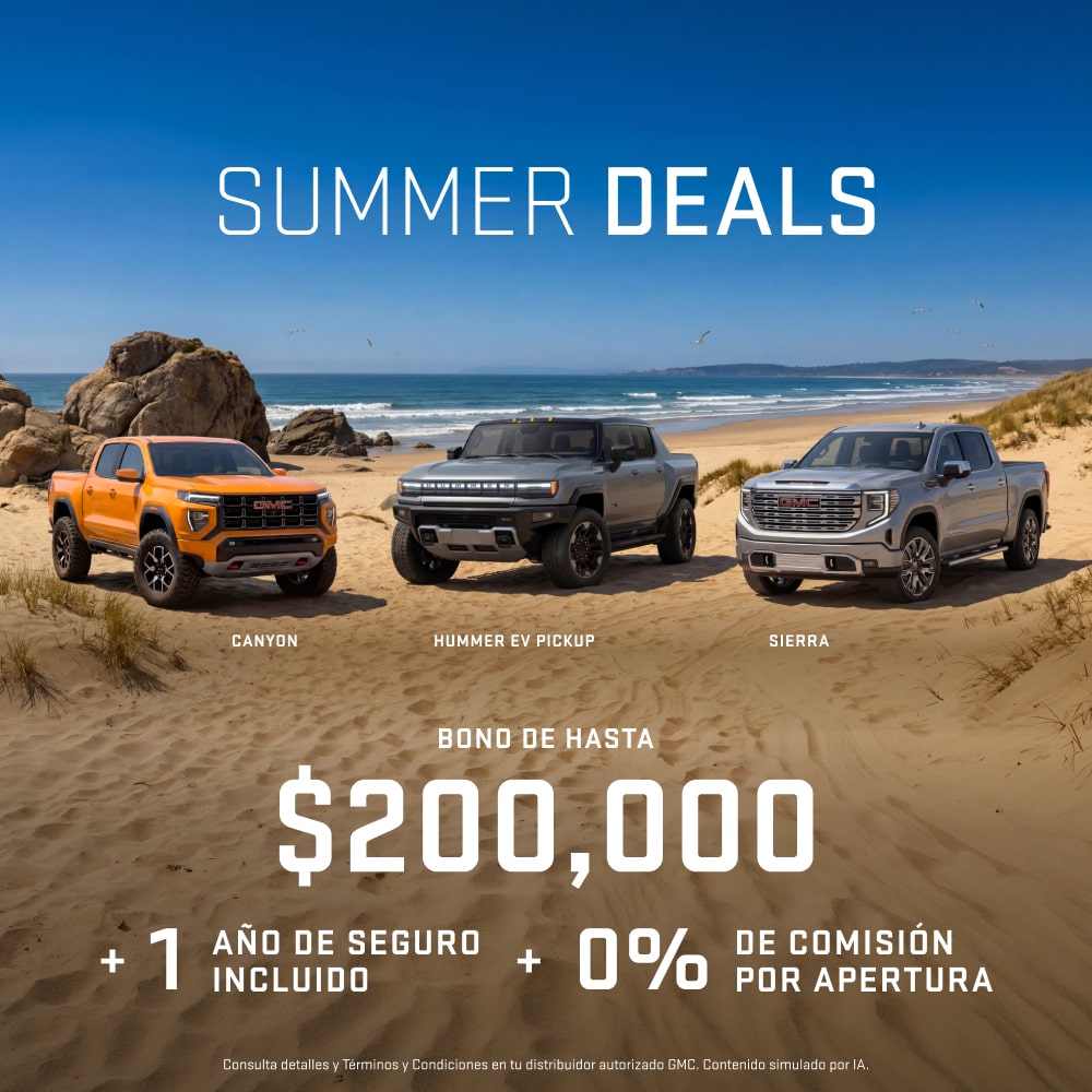 GMC Summer Deals