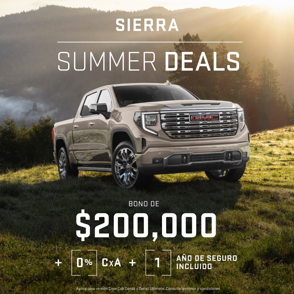 GMC Summer Deals