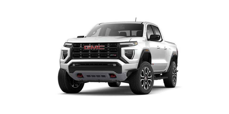 GMC Canyon 2024 AT4, pickup mediana color summit white