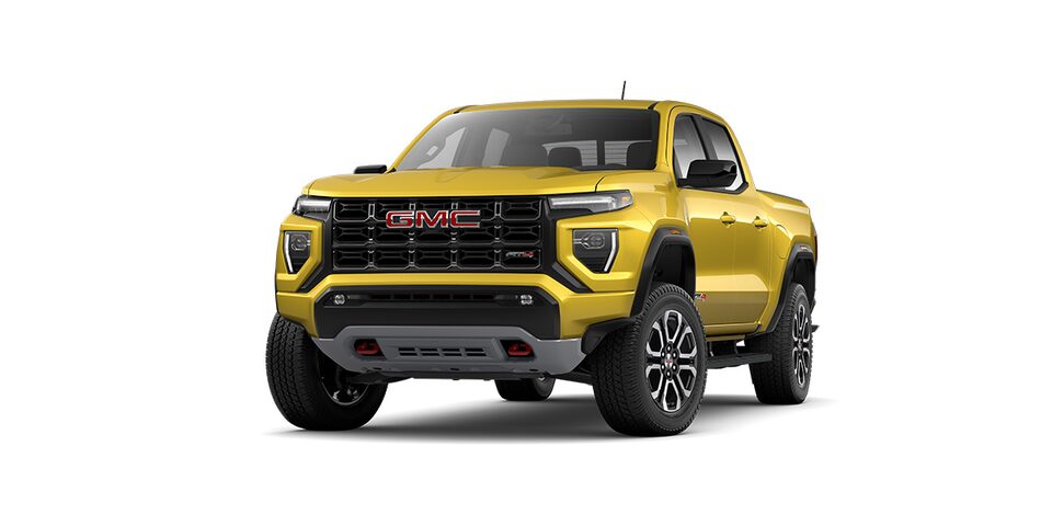  GMC Canyon 2024 AT4, pickup mediana color light gold metallic