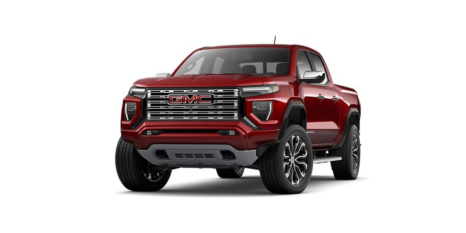 GMC Canyon 2024 Denali, pickup mediana color radiant red metallic