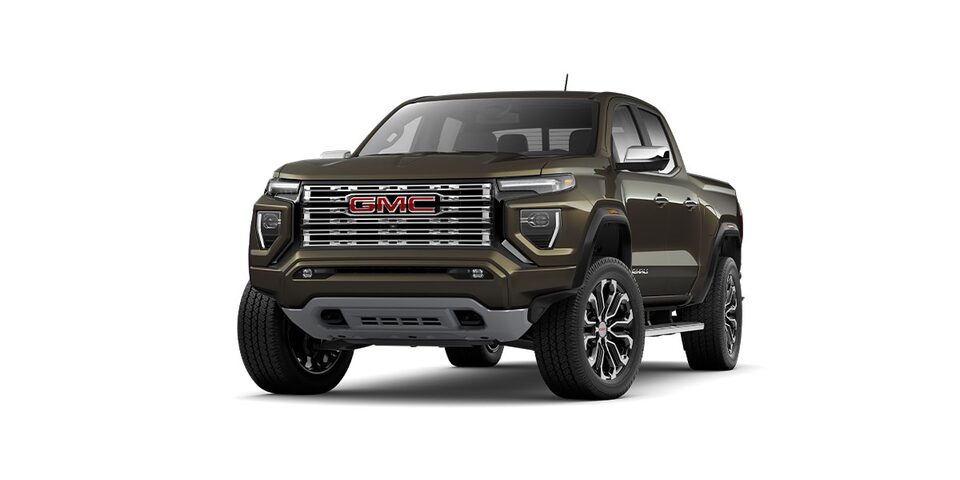 GMC Canyon 2024 Denali, pickup mediana color retrograde metallic