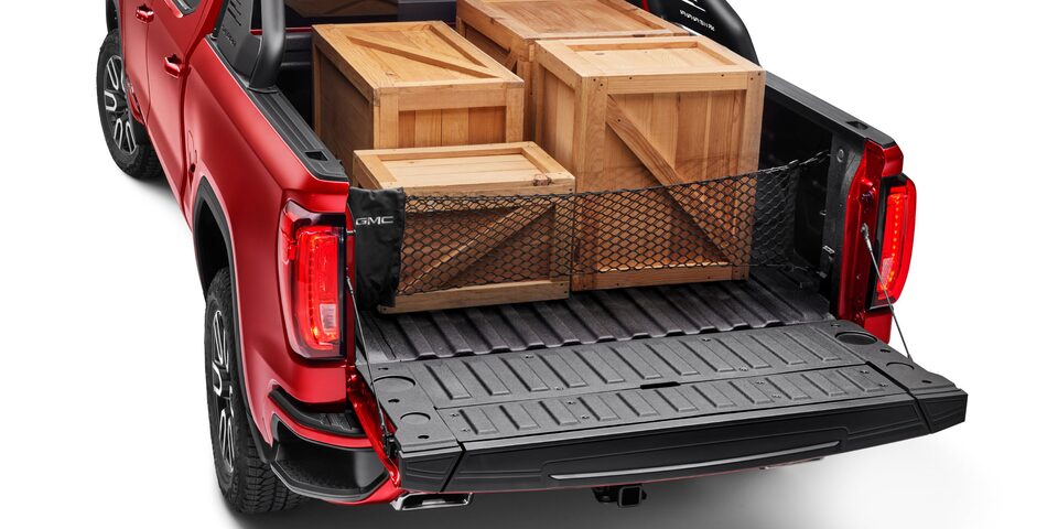 Red de carga vertical para caja de GMC Sierra 2024, mejor pickup 4x4