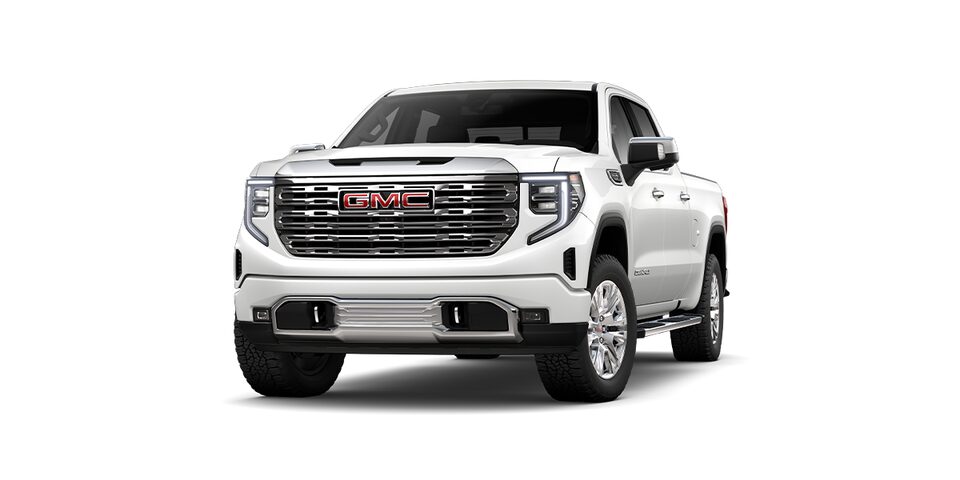  GMC Sierra 2024, pickup 4x4 en color Abalone White Tricoat