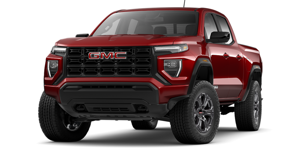 GMC Canyon 2025 versión AT4 color radiant red metallic