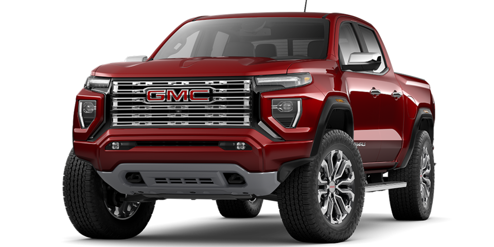GMC Canyon 2025 versión Denali color radiant red metallic