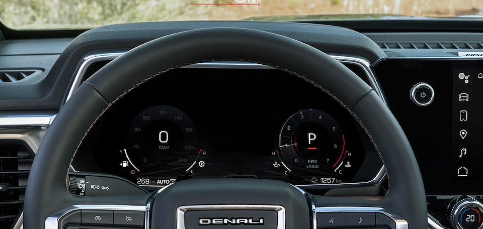 Head-Up Display de 6.3 pulgadas en tu GMC Canyon 2025