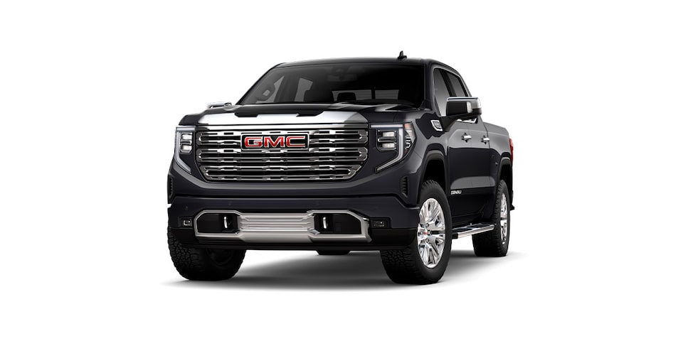 Pickup 4x4 premium GMC Sierra Denali 2025 en color gray metallic