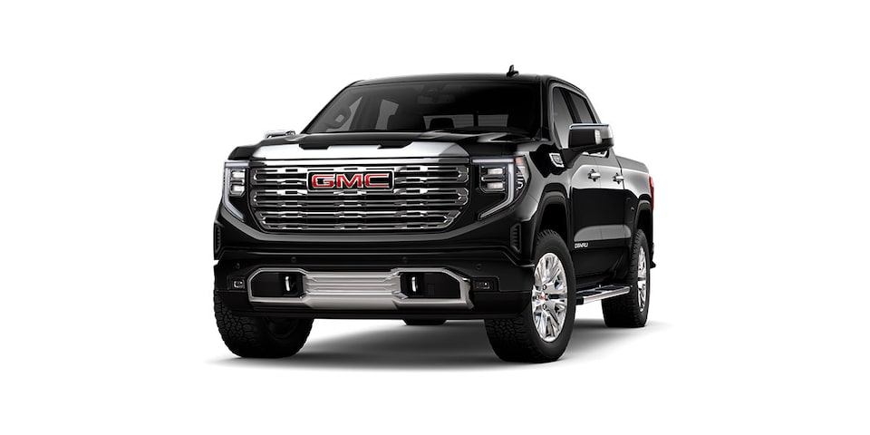 Pickup 4x4 premium GMC Sierra Denali 2025 en color black raven