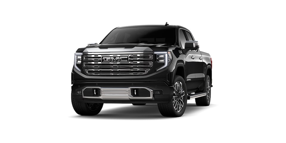 Pickup 4x4 premium GMC Sierra 2025 en color black raven