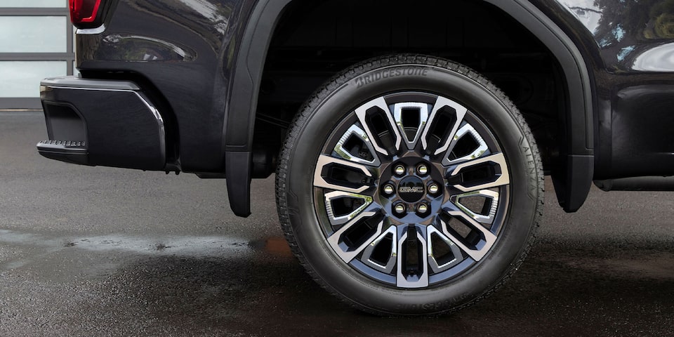 Rines de hasta 22 pulgadas de GMC Sierra 2025, pickup 4x4