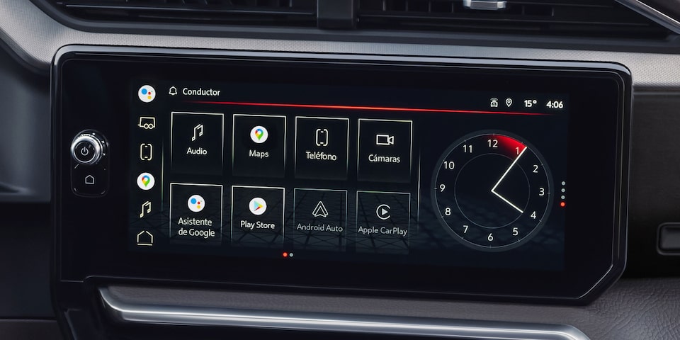 Innovador sistema de infoentretenimiento de 13.4 pulgadas integrado en tu pickup 4x4 de lujo, GMC Sierra 2025