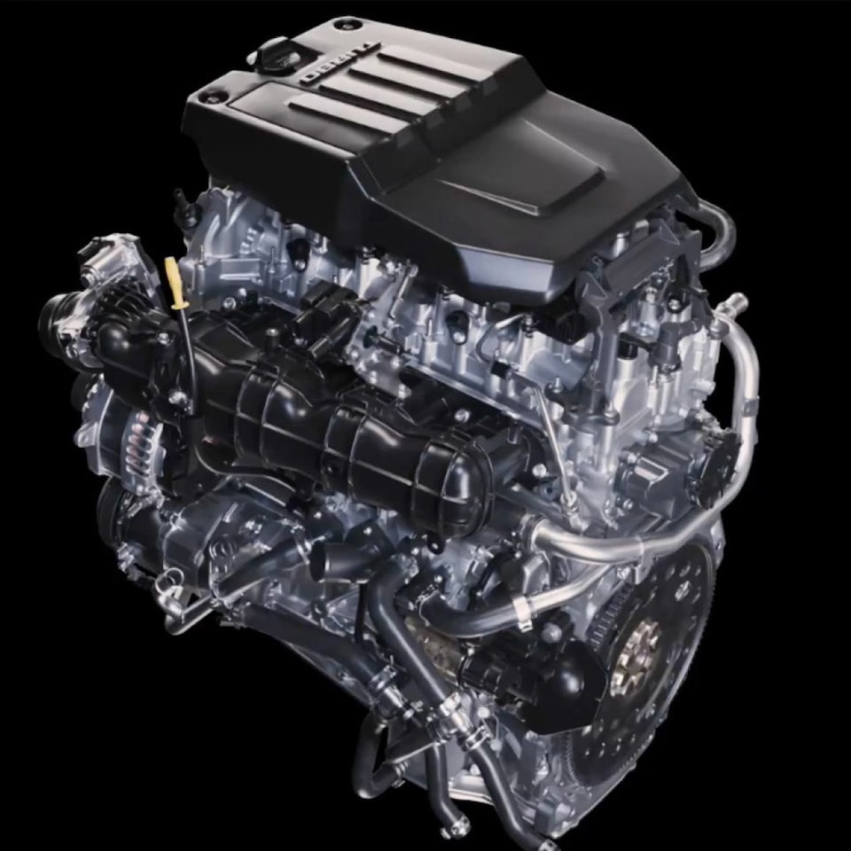 Motor turbo 2.7L de 310 HP en GMC Canyon 2026, pickup mediana premium