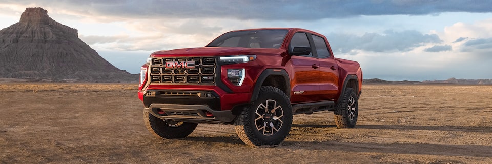 Imponente diseño exterior de GMC Canyon 2026: Muestra su postura dominante en cada camino