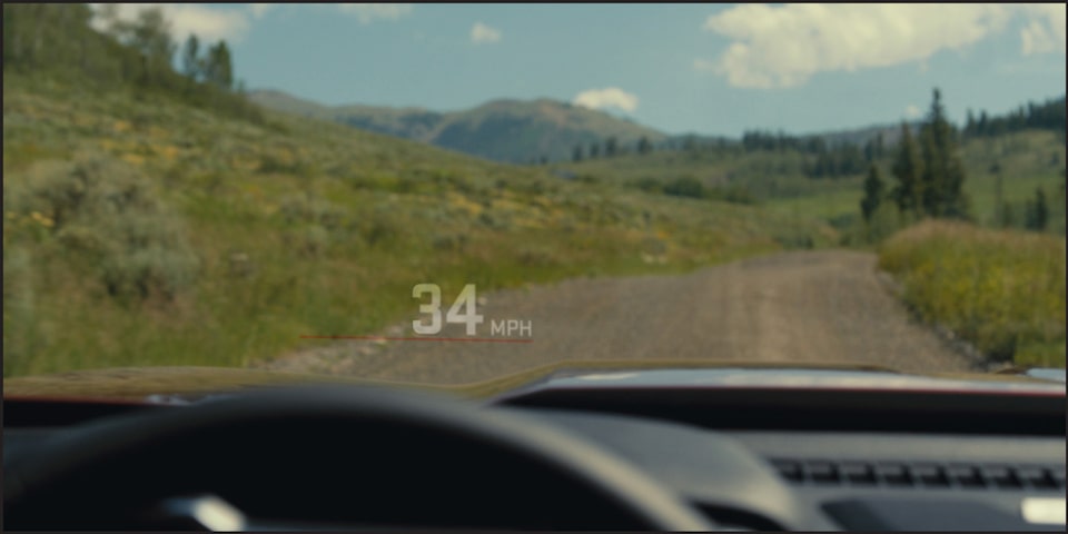 Head-up display de 6.3 pulgadas en GMC Canyon 2026
