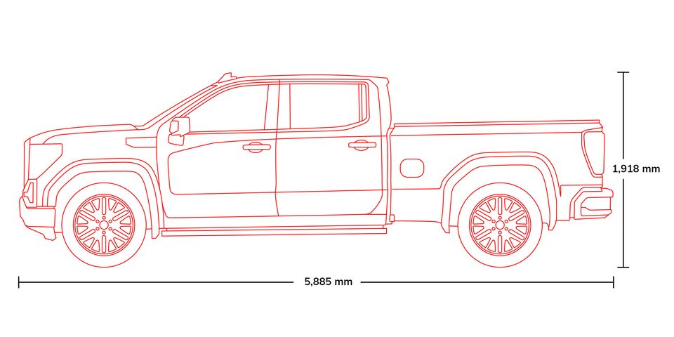 Especificaciones principales de GMC Sierra 2022, pickup para versión Denali