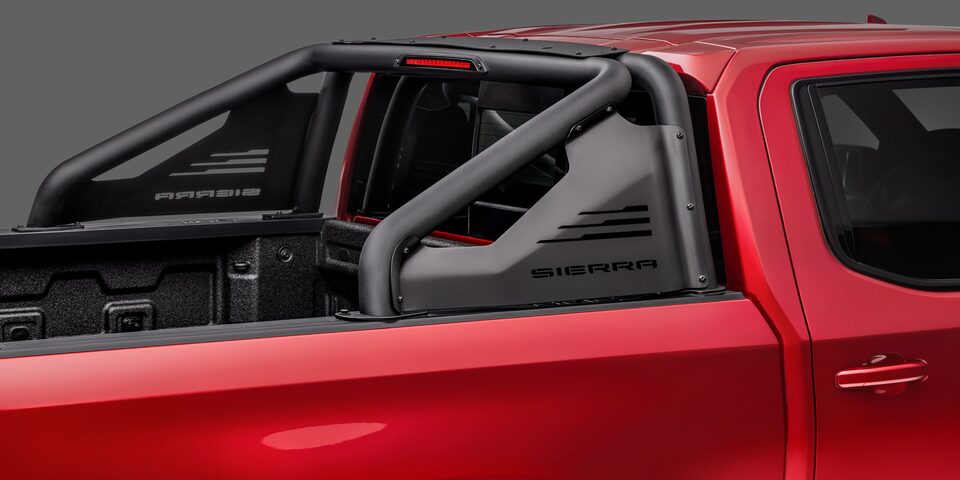 Sport bar con logo para la nueva Pickup de lujo GMC Sierra
